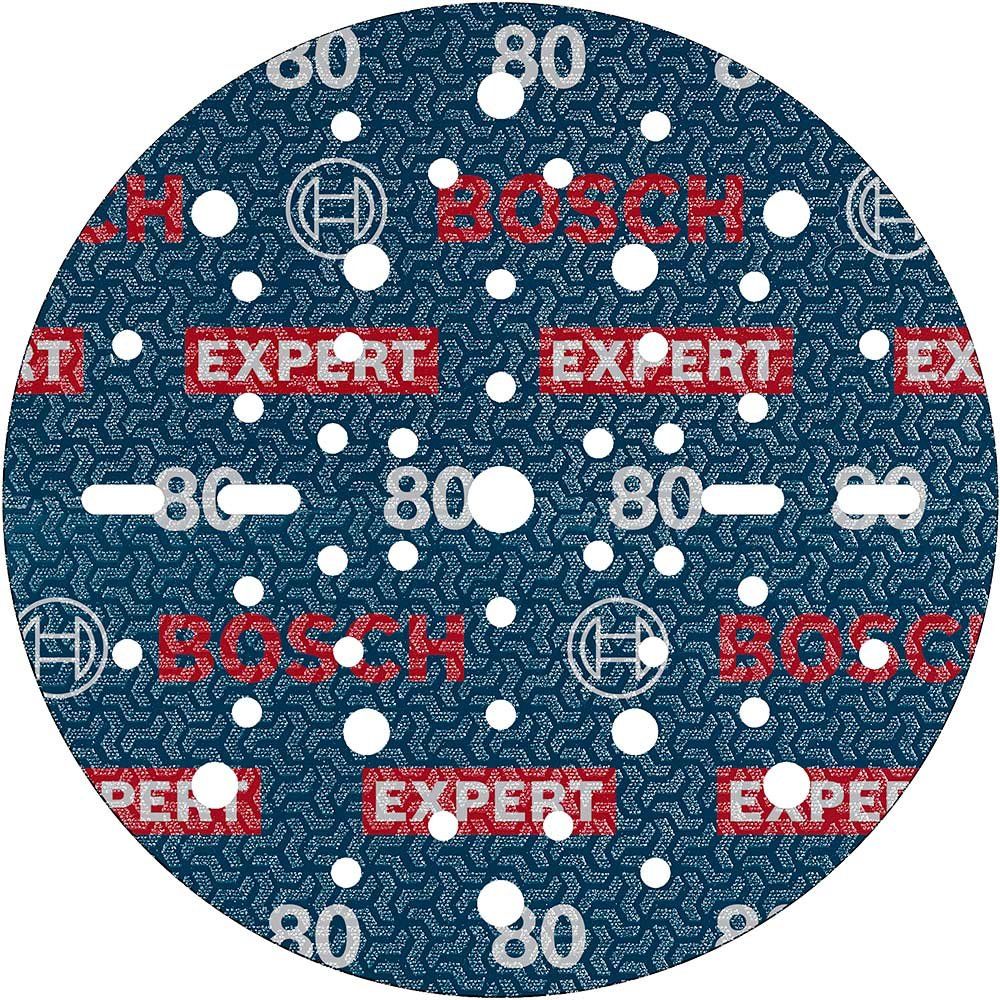 Bosch EXPERT O780 Foil Sanding Discs 150mm 150mm 80g Pack of 50 - Image 1