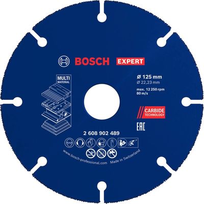 Bosch EXPERT Carbide Multi Material Cutting Disc 125mm Pack of 1 - Thumbnail 2