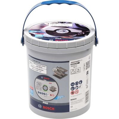 Bosch PRO Thin INOX Stainless Steel Cutting Disc Bulk Pack 125mm Pack of 100