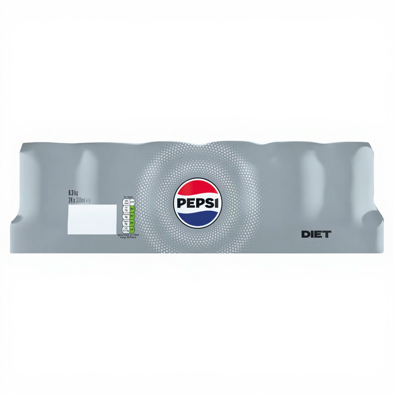 Diet Pepsi Cola Cans 24 x 330ml - Image 1