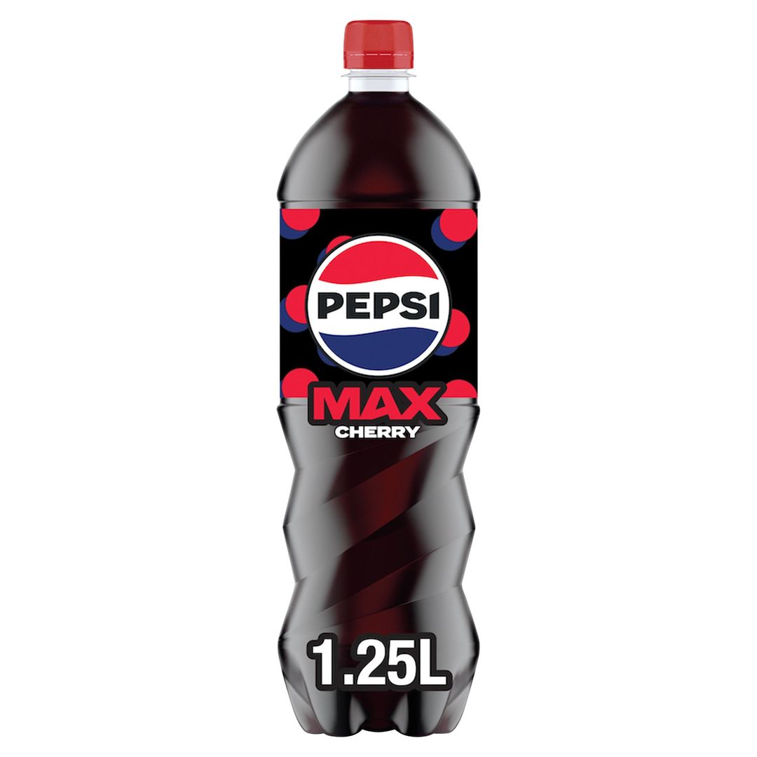 Pepsi Max Cherry No Sugar Cola Bottle 1.25L - Image 1