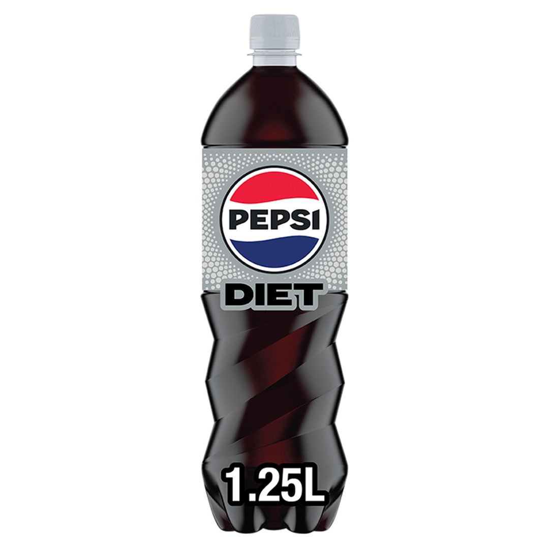 Diet Pepsi Cola Bottles 12 x 1.25L - Image 1