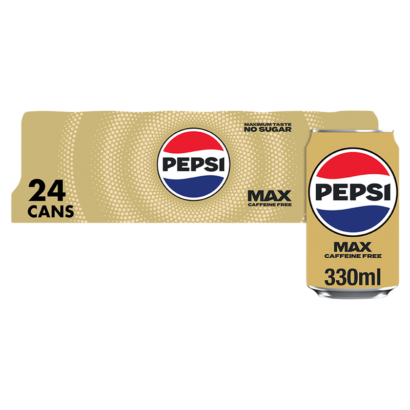 Pepsi Max No Caffeine No Sugar Cola Cans 24 x 330ml - Image 1