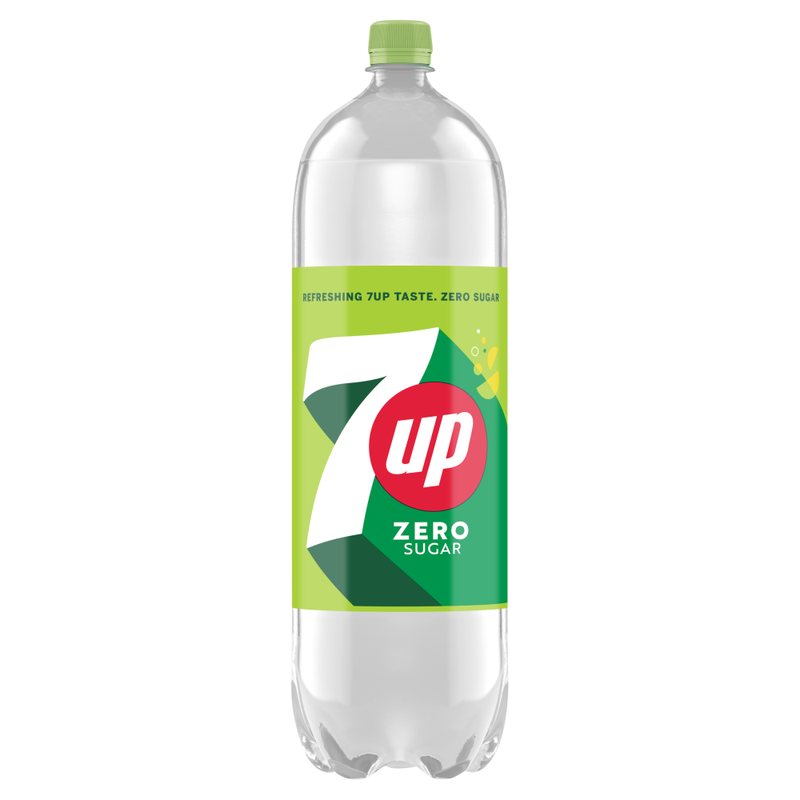 7UP Zero Sugar Free Lemon & Lime 2L - Image 1