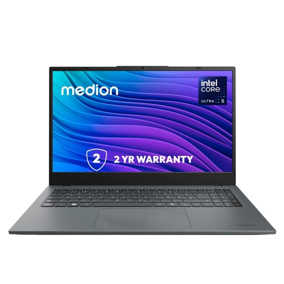 Medion Akoya Intel Core Ultra 5 16GB RAM 512GB SSD 15.6 Inch Windows 11 Laptop - Image 1