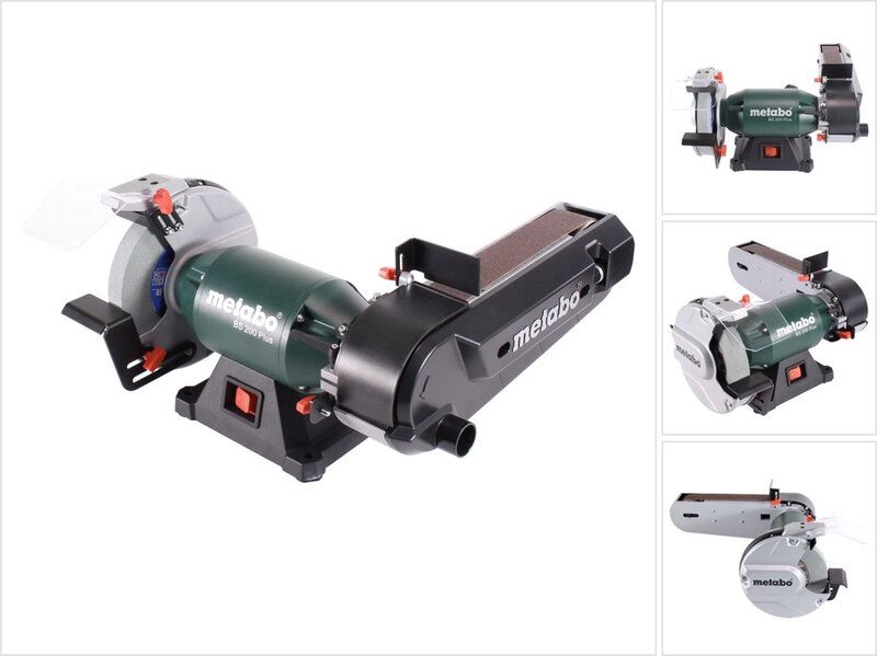 Metabo Bs 200 Plus Combo Bench Grinder 600W 240V 604220000 - Image 1