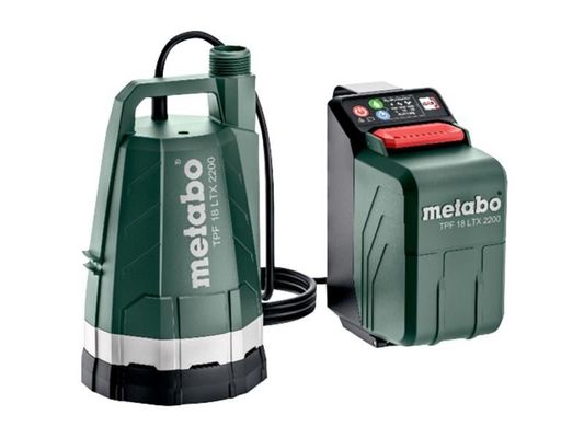 Metabo 601729850 Tpf 18 Ltx 2200 Submersible Pump 18V Bare Unit