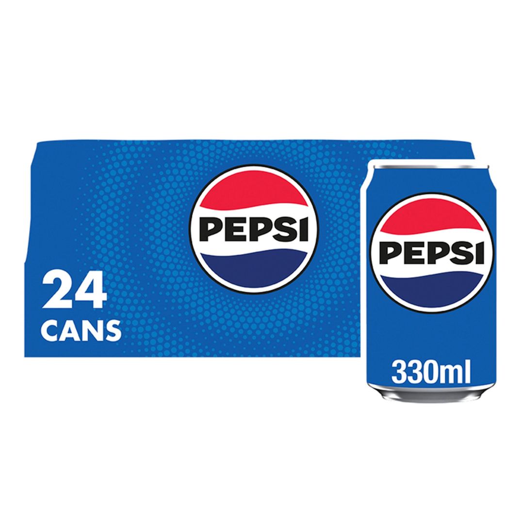 Pepsi Cola Cans 24 x 330ml - Image 1