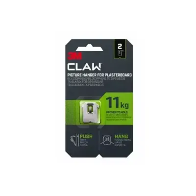 3M CLAW Plasterboard Picture Hanger 11 kg - Thumbnail 2