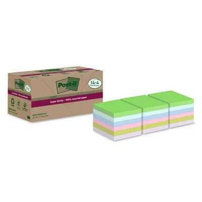 Post-It 7100284782 note paper Square Blue Green Pink Purple 70 sheets Self-adhesive - Image 1