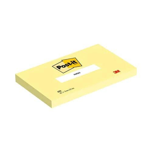 Post-It 655-CY note paper Rectangle Yellow 100 sheets Self-adhesive - Image 1