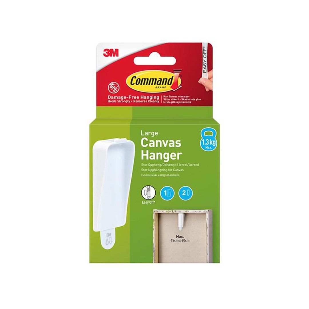 Canvas Hanger Large 1 Hook 2 String - White - Image 1