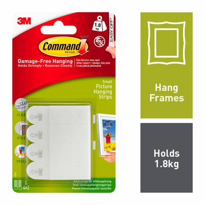 Command Small Picture Hanging Strips