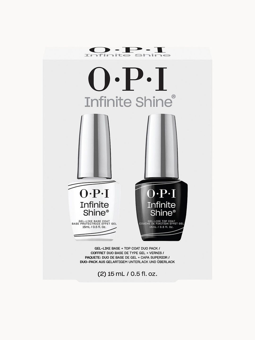 OPI Women's Infinite Shine - Base & Top Duo Pack in Clear - Image 1