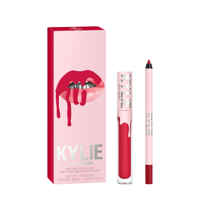 Kylie Cosmetics Matte Lip Kit (Various Shades) - 402 Mary Jo K - Thumbnail 2