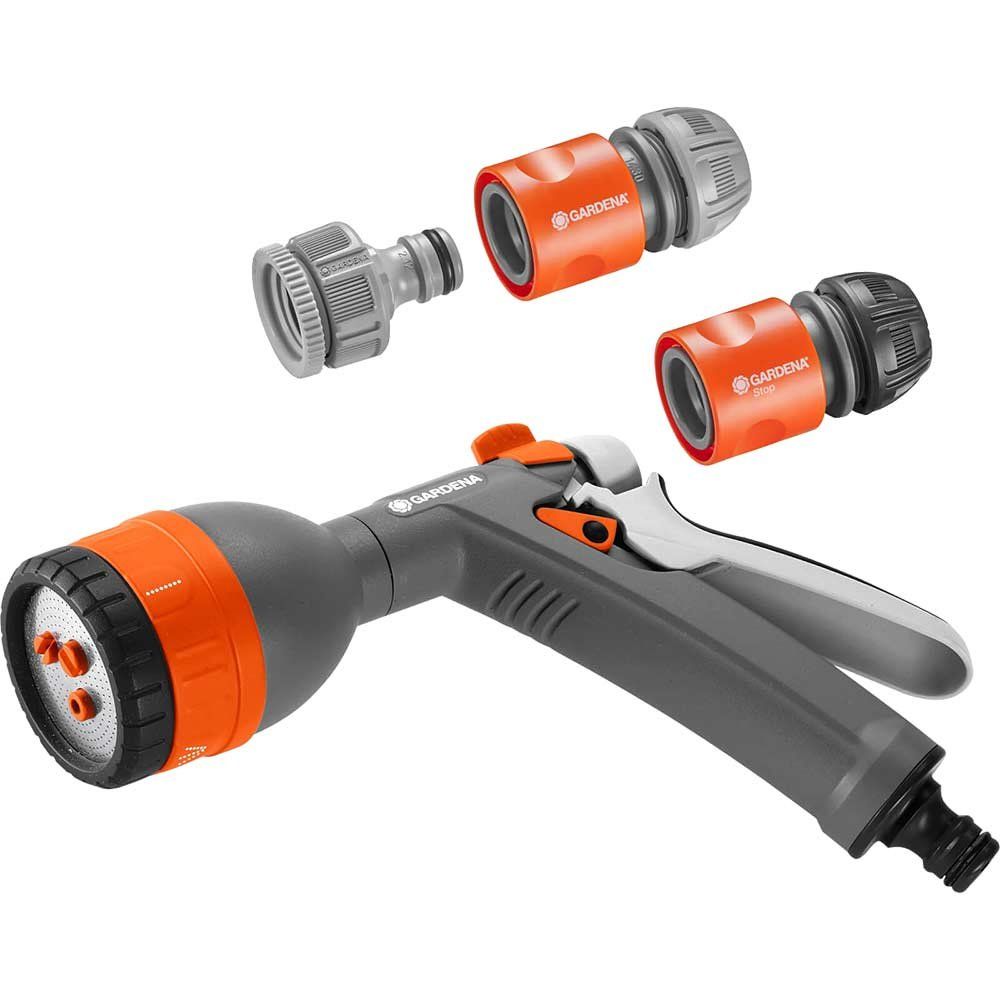 GARDENA Multi Spray Gun Set - Orange and Black - Image 1
