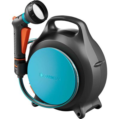 Gardena Portable Hose Box Move Mini Hose Reel 19/64" / 7.5mm 10m Grey & Blue
