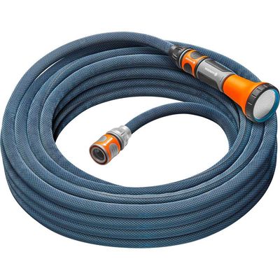 Gardena Liano XTREME Textile Hose Pipe Set 1/2" / 12.5mm 15m Blue