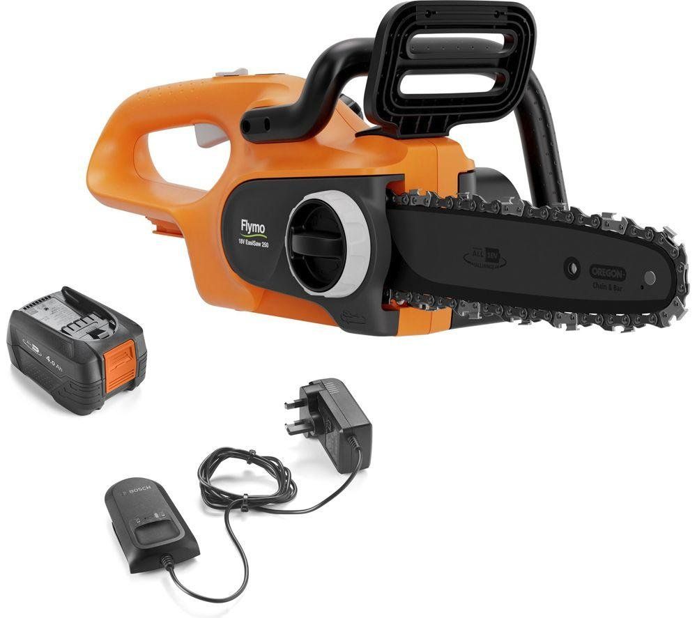 Flymo 18V EasiSaw 250 4.0 Cordless Battery Chainsaw Kit - Image 1