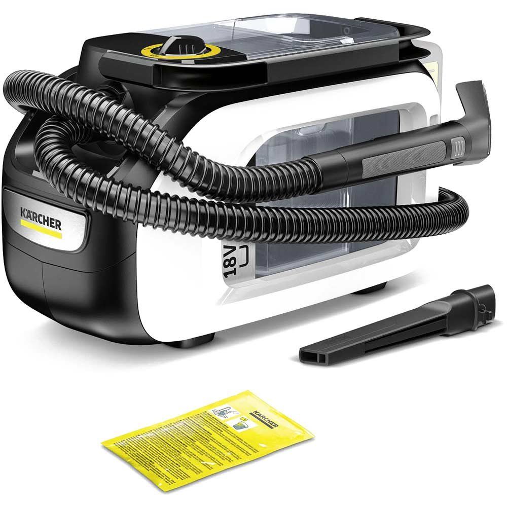 Karcher SE 3-18 18v Cordless Carpet & Upholstery Spot Cleaner White No Batteries No Battery Charger - Image 1