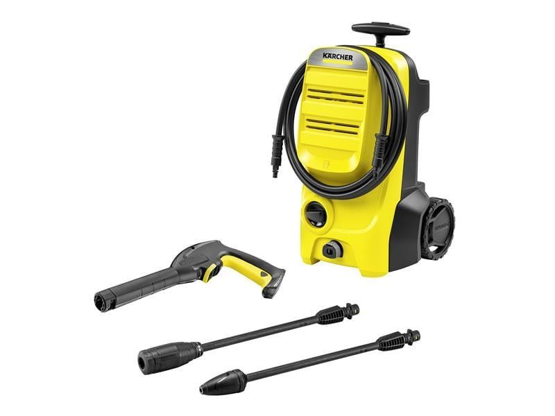 KARCHER K 4 Classic Pressure Washer - 130 bar, Yellow,Black - Image 1