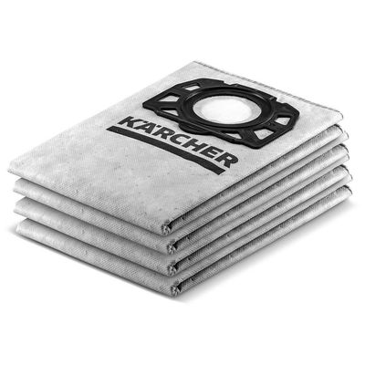 Karcher KFI 489 Renovation Fleece Filter Dust Bags for WD 4, 5 and 6 Pack of 4