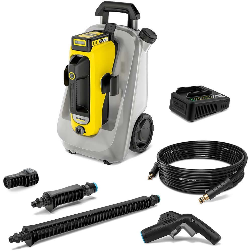 Karcher OC 6-18 PREMIUM 18v Cordless Pressure Washer 24 Bar 1 x 2.5ah Li-ion Battery Charger - Image 1