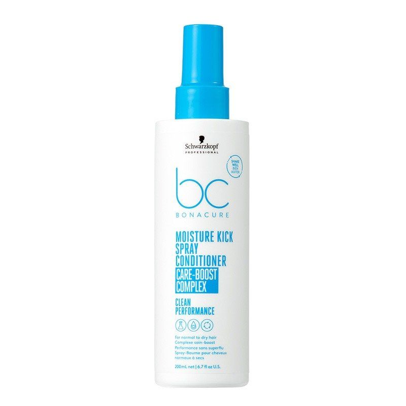 Schwarzkopf BC Bonacure Moisture Kick Spray Conditioner 200ml in Clear - Image 1