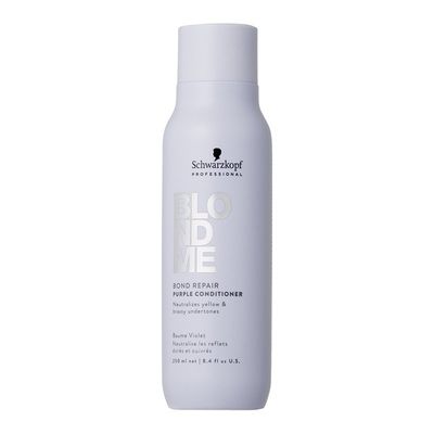 Schwarzkopf Blondme Bond Repair Purple Conditioner in Clear