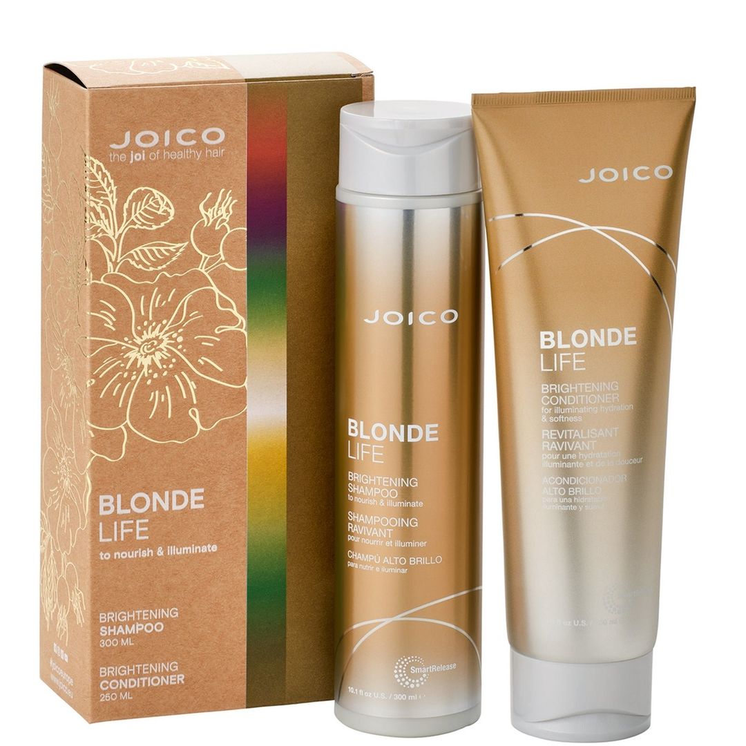JOICO Blonde Life Brightening Duo Gift Set - Shampoo 300ml & Condition - Image 1