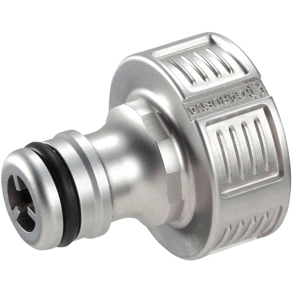 Gardena Premium Threaded Tap Hose Pipe Connector 26.5mm - Image 1