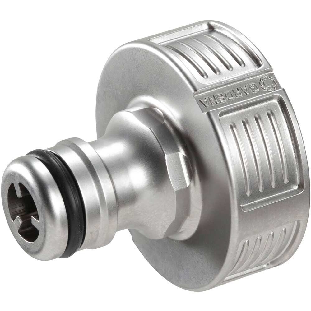 Gardena Premium Threaded Tap Hose Pipe Connector 33.3mm - Image 1