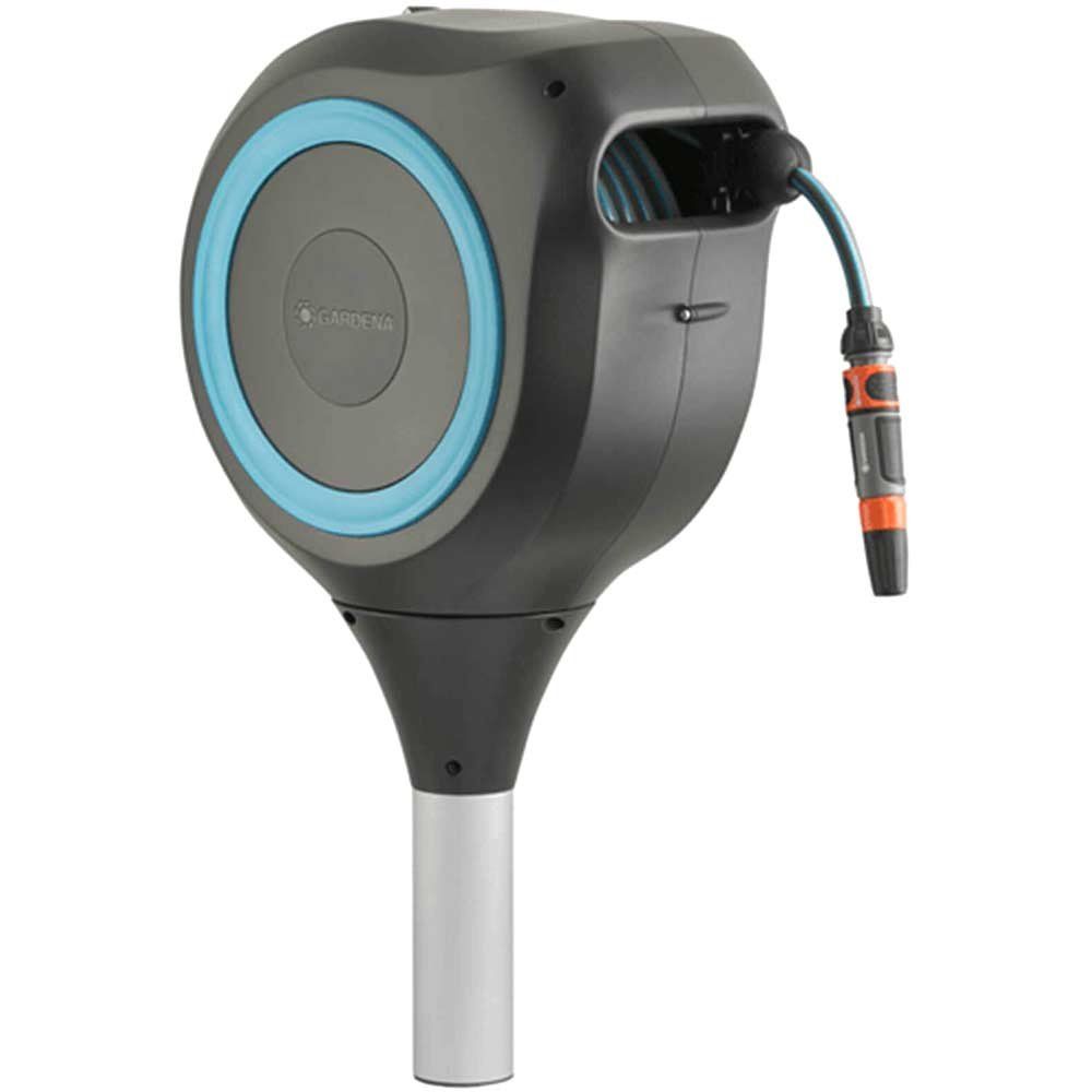 Gardena Freestanding Automatic Roll Up Retractable Hose Reel 1/2" / 12.5mm 20m - Image 1