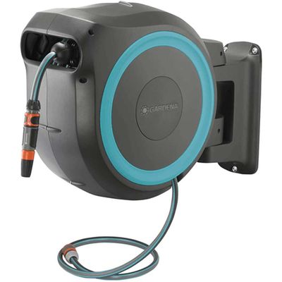 Gardena Wall Mounted Automatic Roll Up Retractable Hose Reel 1/2" / 12.5mm 35m