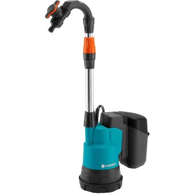 Gardena 2000/2 P4A 18v Cordless Rainwater Submersible Water Butt Tank Pump No Batteries No Battery Charger