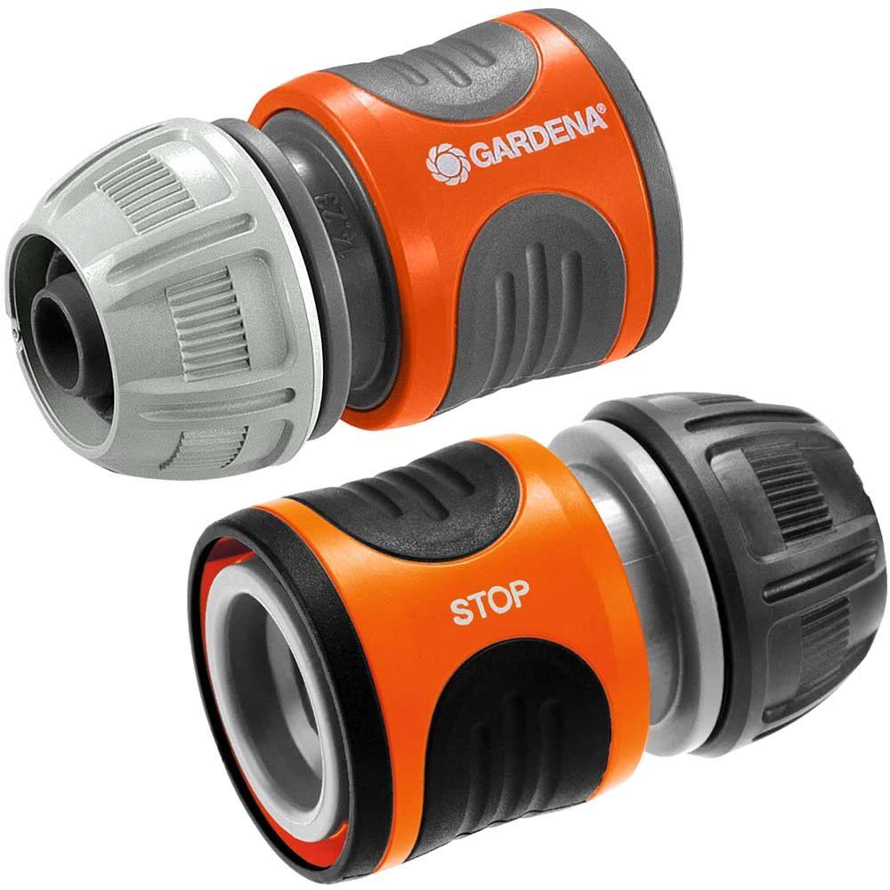 Gardena ORIGINAL 2 Piece Hose Connection Set 1/2" / 12.5mm - Image 1