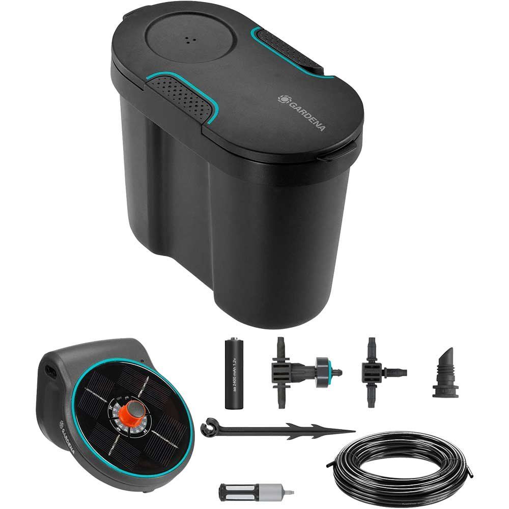 Gardena AQUABLOOM Solar Water Irrigation and Storage Set - Image 1