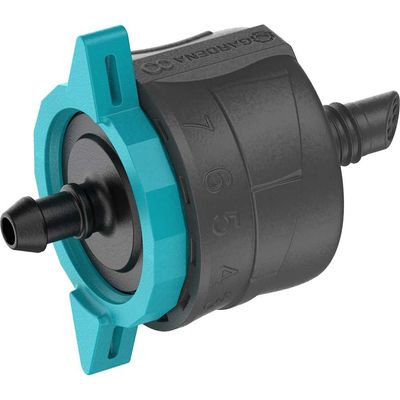 Gardena MICRO DRIP Endline Adjustable Pressure Compensating Drip Head 3/16" / 4.6mm 8 Litres Hour Pack of 5