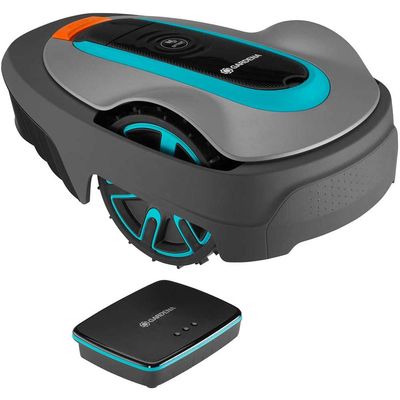 Gardena Smart SILENO CITY Robotic Lawnmower 500 Set 1 x 2ah Integrated Li-ion Battery Charger