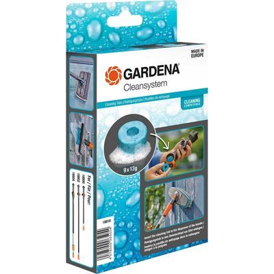 Gardena CLEANSYSTEM Soap Cleaning Tabs for CLEANSYSTEM Running Water Handles Pack of 9
