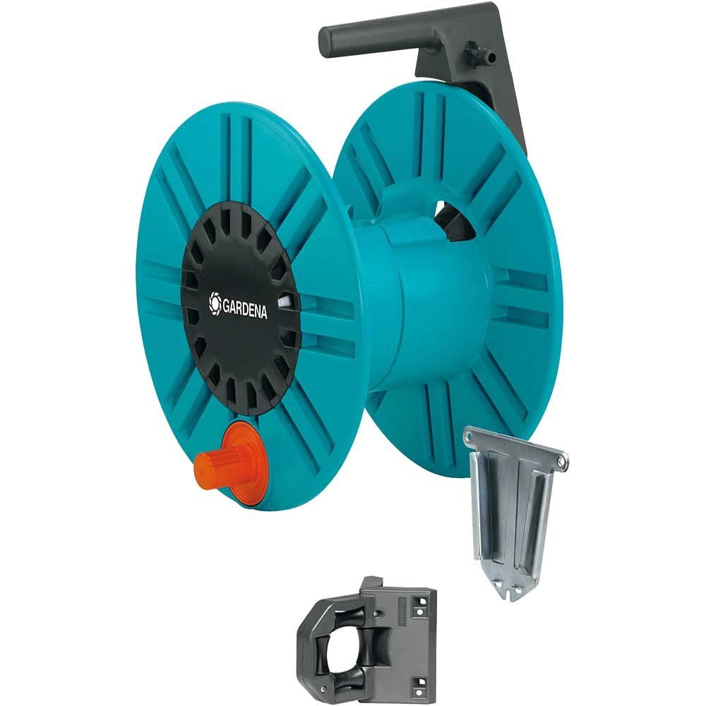 Gardena Empty Wall Mounted Hose Reel and Bracket Set 60m - Image 1