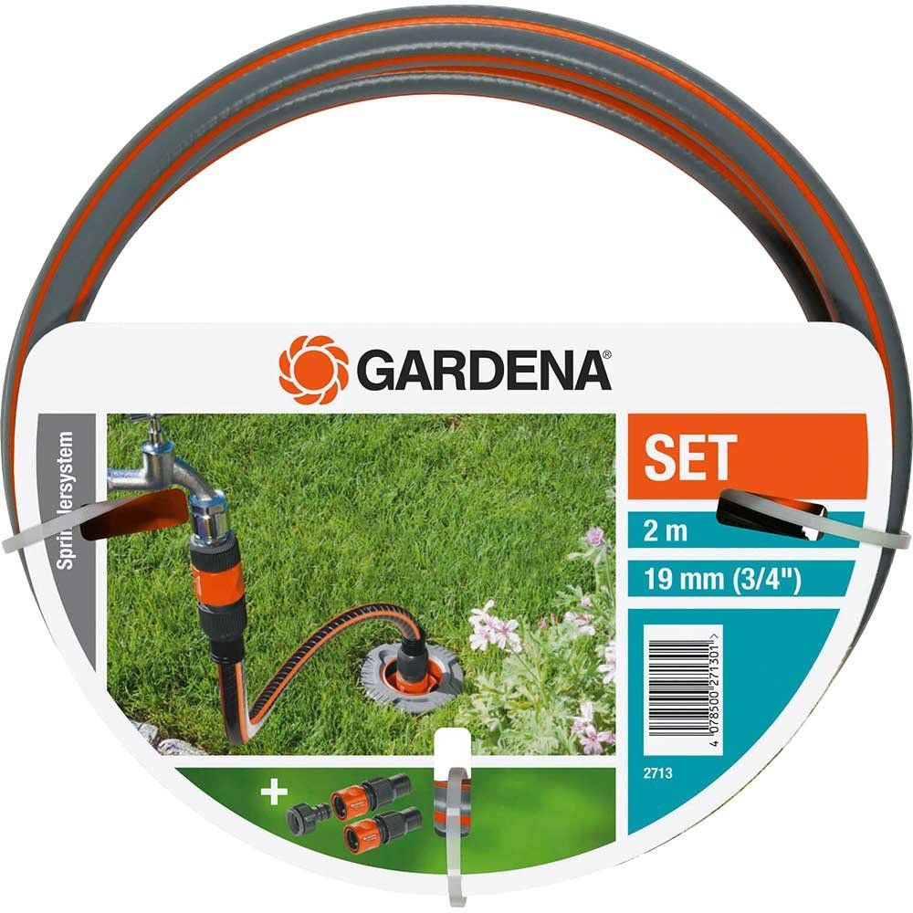 Gardena PIPELINE and SPRINKLERSYSTEM Hose Pipe Connection Set 3/4" / 19mm 2m - Image 1