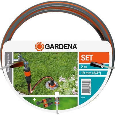 Gardena PIPELINE and SPRINKLERSYSTEM Hose Pipe Connection Set 3/4" / 19mm 2m