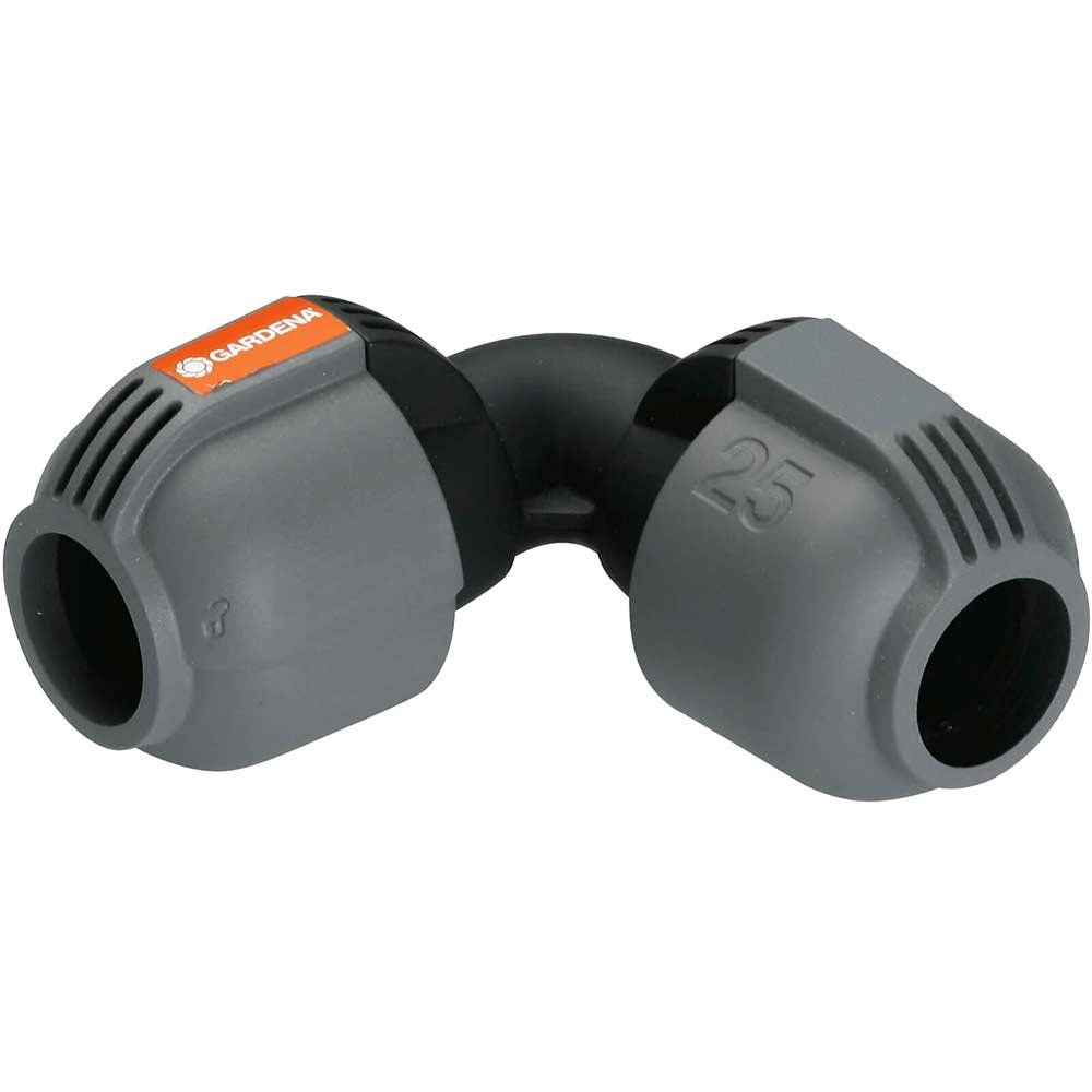 Gardena PIPELINE and SPRINKLERSYSTEM L Piece Hose Pipe Connector 25mm Pack of 1 - Image 1