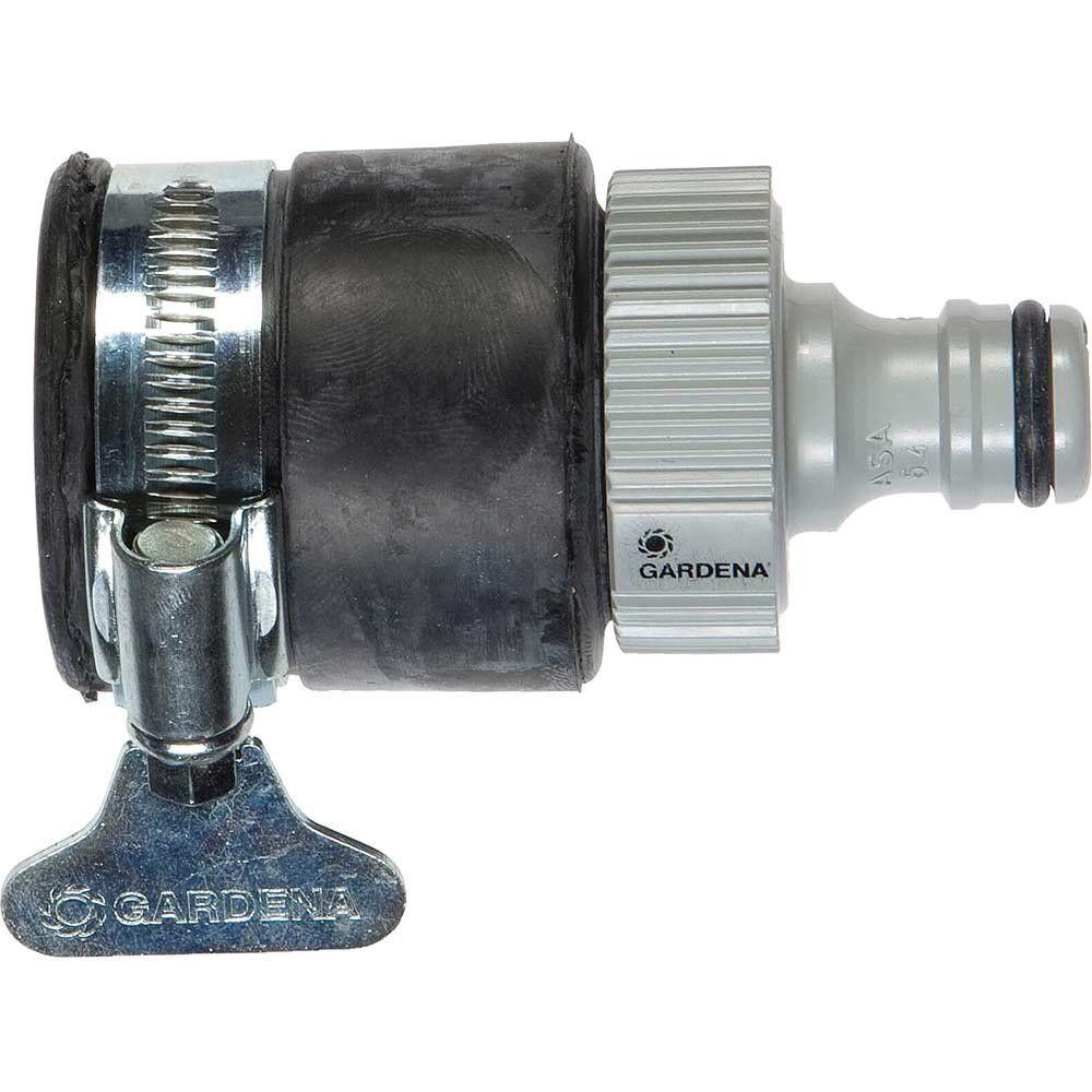 Gardena ORIGINAL Adjustable Hose Pipe Round Tap Connector 15mm - 20mm - Image 1