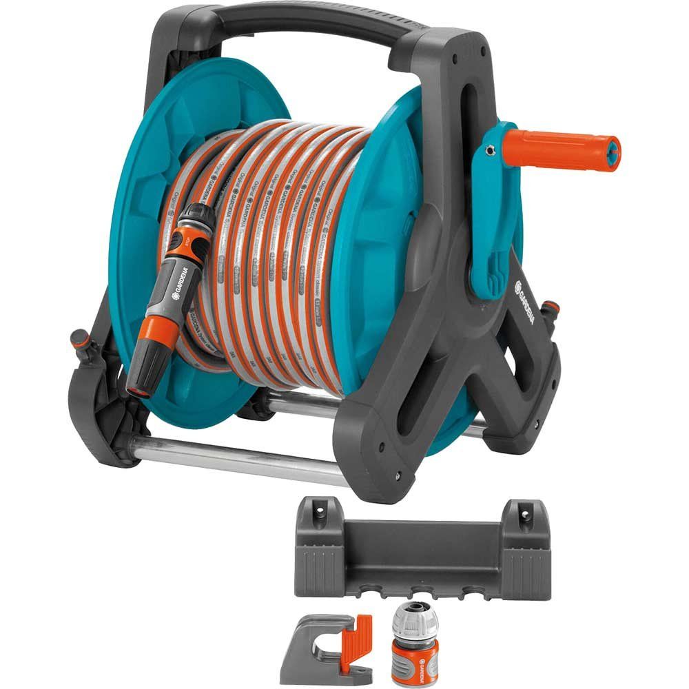 Gardena Wall Mounted Hose Reel 1/2" / 12.5mm 20m - Image 1