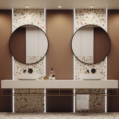 Maytoni Hoop recessed light, angular, white