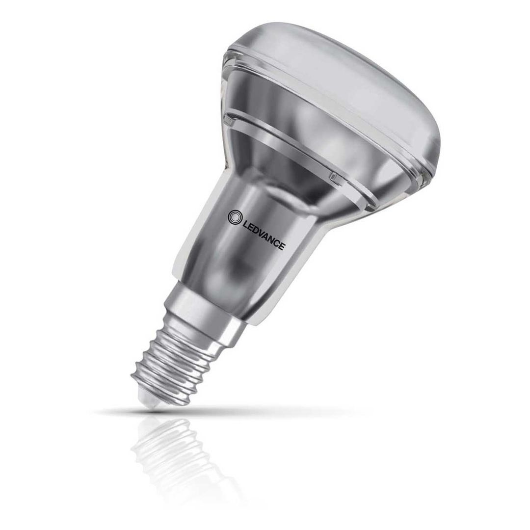 Ledvance LED R50 Reflector Light Bulb E14 1.5W Warm White 2700K Spotlight Small Screw Diffused - Image 1