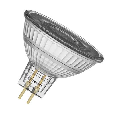 Ledvance MR16 Spotlight LED Light Bulb 5W (35W Eqv) 12V Dim Cool White Performance Class Halogen Replacement 2-Pin 36°