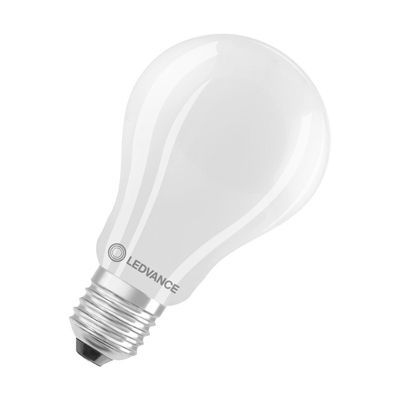 Ledvance GLS LED Light Bulb E27 17W (150W Eqv) Warm White Frosted Filament Performance Class Screw Bright Classic A